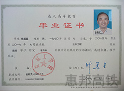 經理畢業證書